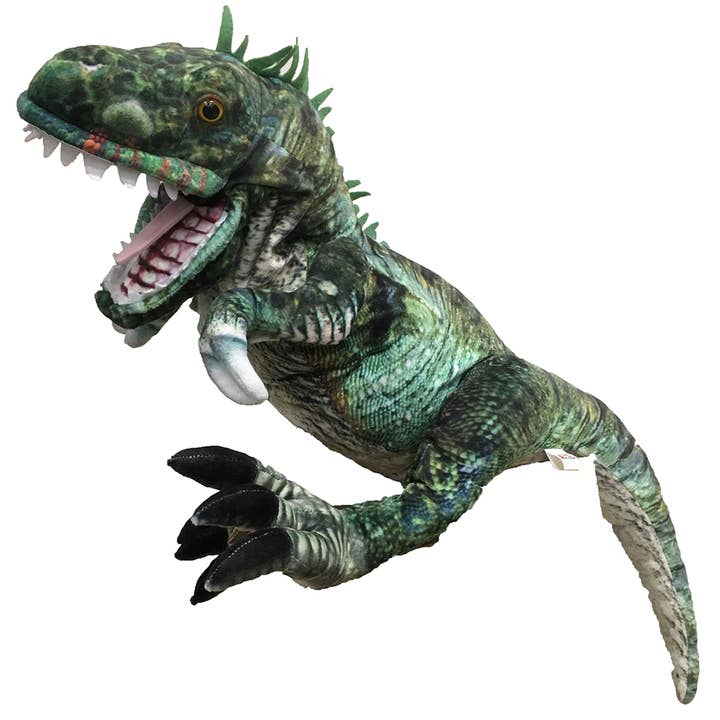 Texas Toy Distribution – Großhandel Handpuppe – Kind & Baby – Dinosaurier-Handpuppe 35" Plüsch-Stofftier "Rizzo"