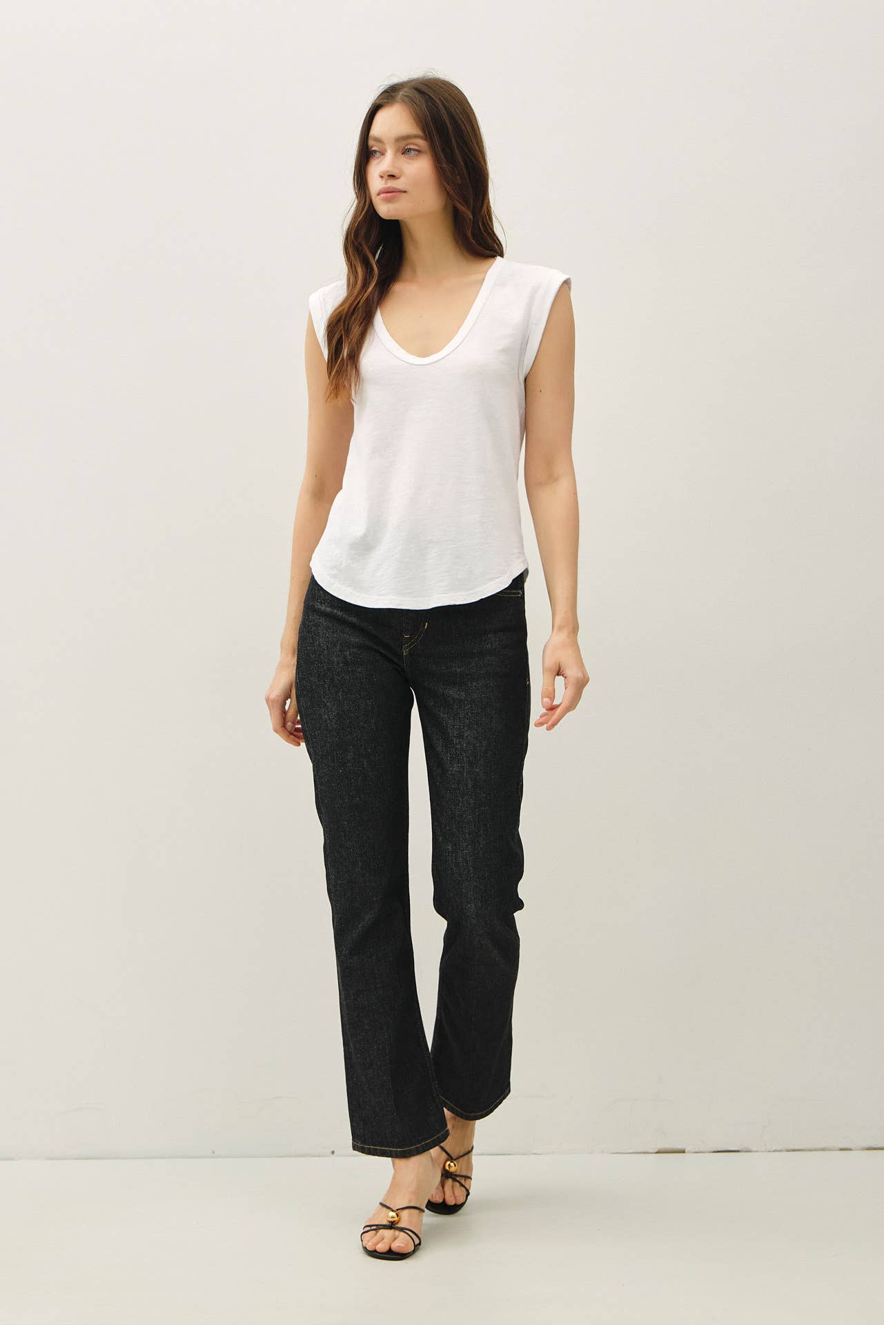 Be Cool - Wholesale T-Shirt - Women's - NEW COLOR-BASIC CAP SLEEVE GARMENT DYED TOP38