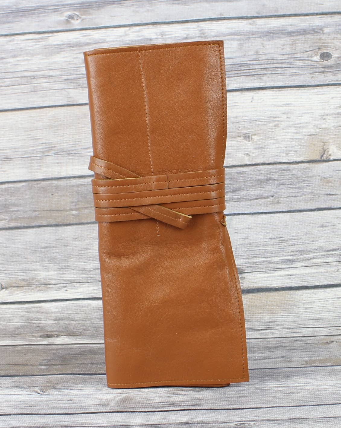 Leather Impressions Inc - Wholesale Cord Holder - Leather Roll up Cord Keeper Wrap Around Tech Case2