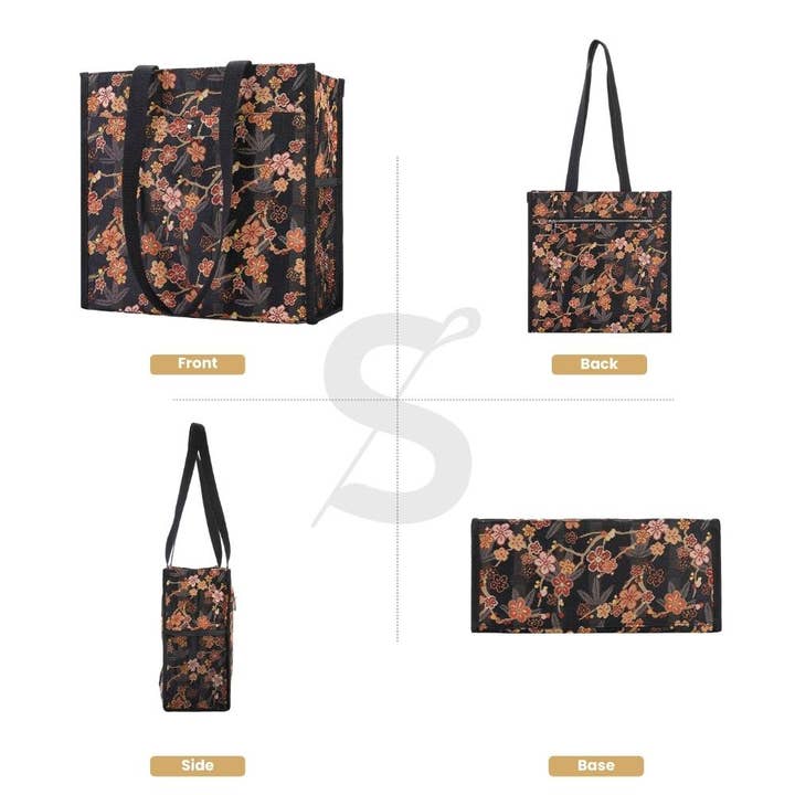 SignareArt - Wholesale Grocery/Shopping Bag - SHOP-SAKURA | UME SAKURA SHOPPER BAG1
