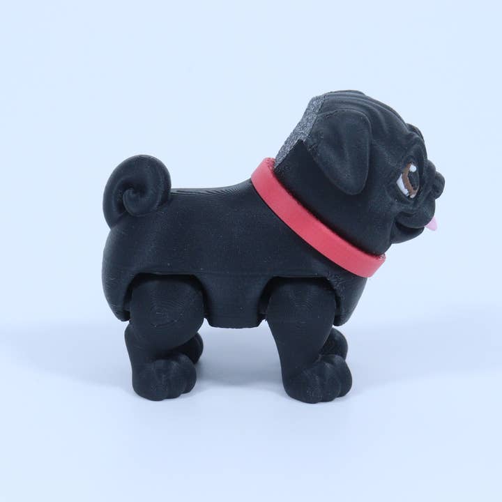 MrSpinner - Wholesale Fidget Toy - Kids - Paw Print Pups - Pug (Made in USA, Fidget, Figurine)7