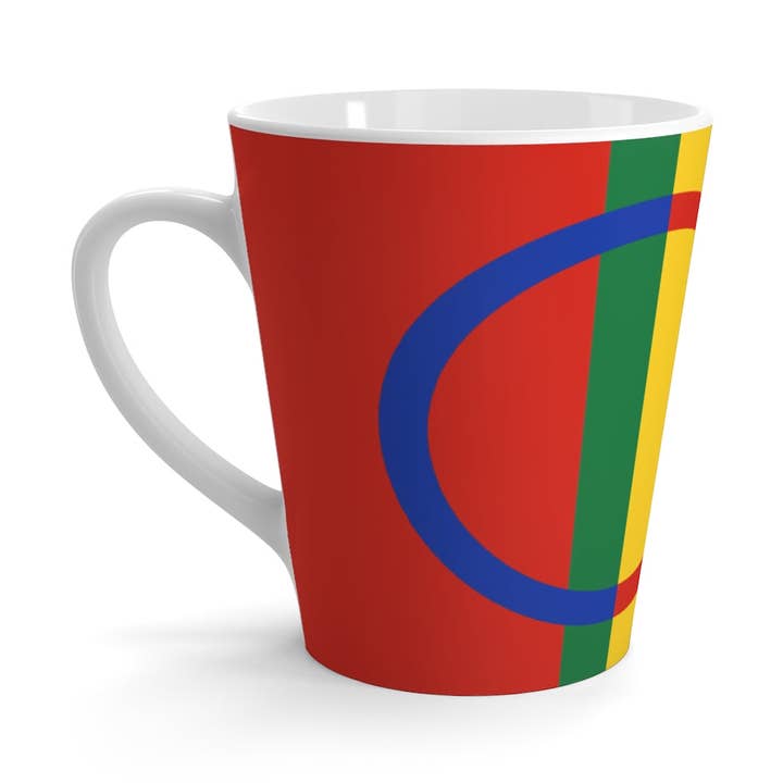 Sami Flag Latte Mug for wholesale by Scandinavian Design Studio