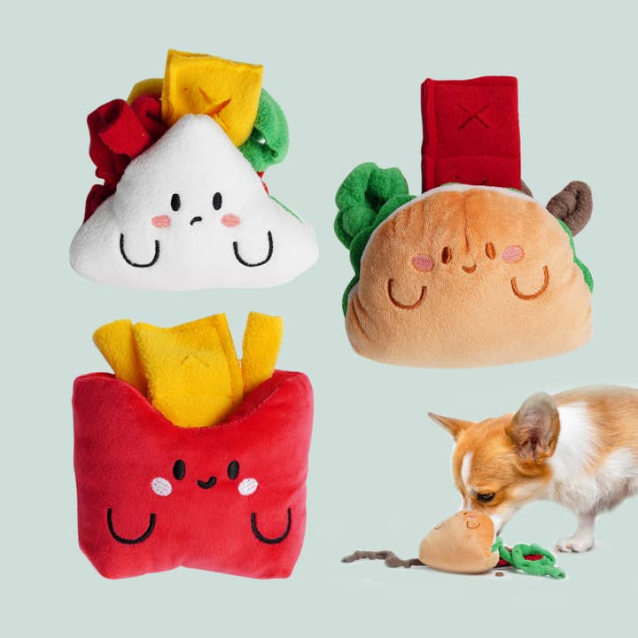 Nocciola 3 Pack Hide and Seek Snuffle Dog Toys for Puppies Small Medium Dogs for wholesale by Nocciola