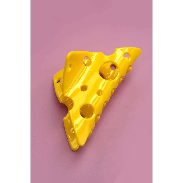 JOSSLYN by wall to wall - Wholesale Hair Clip - Women's - CUTE CHEESE STYLE HAIR CLAW CLIPS | 40H677