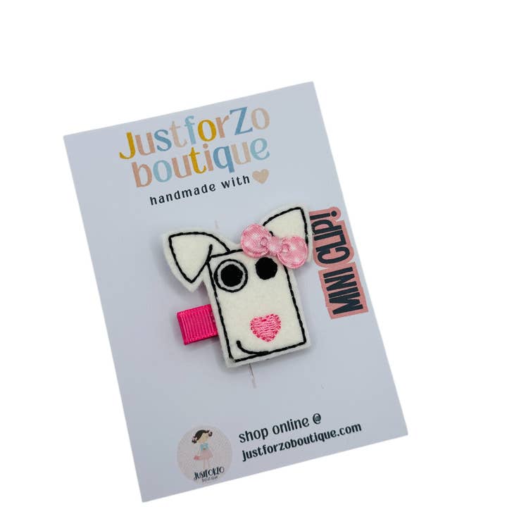 JustforZo boutique, Inc. – wholesale Hårklämma - Barn – Valp Hund Mini Hårklämmor