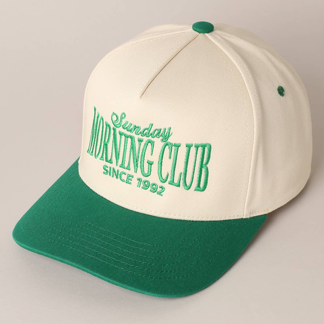 Fashion City – wholesale Trucker hat – Unisex – Sunday Morning Club Two-Tone Trucker Hat5