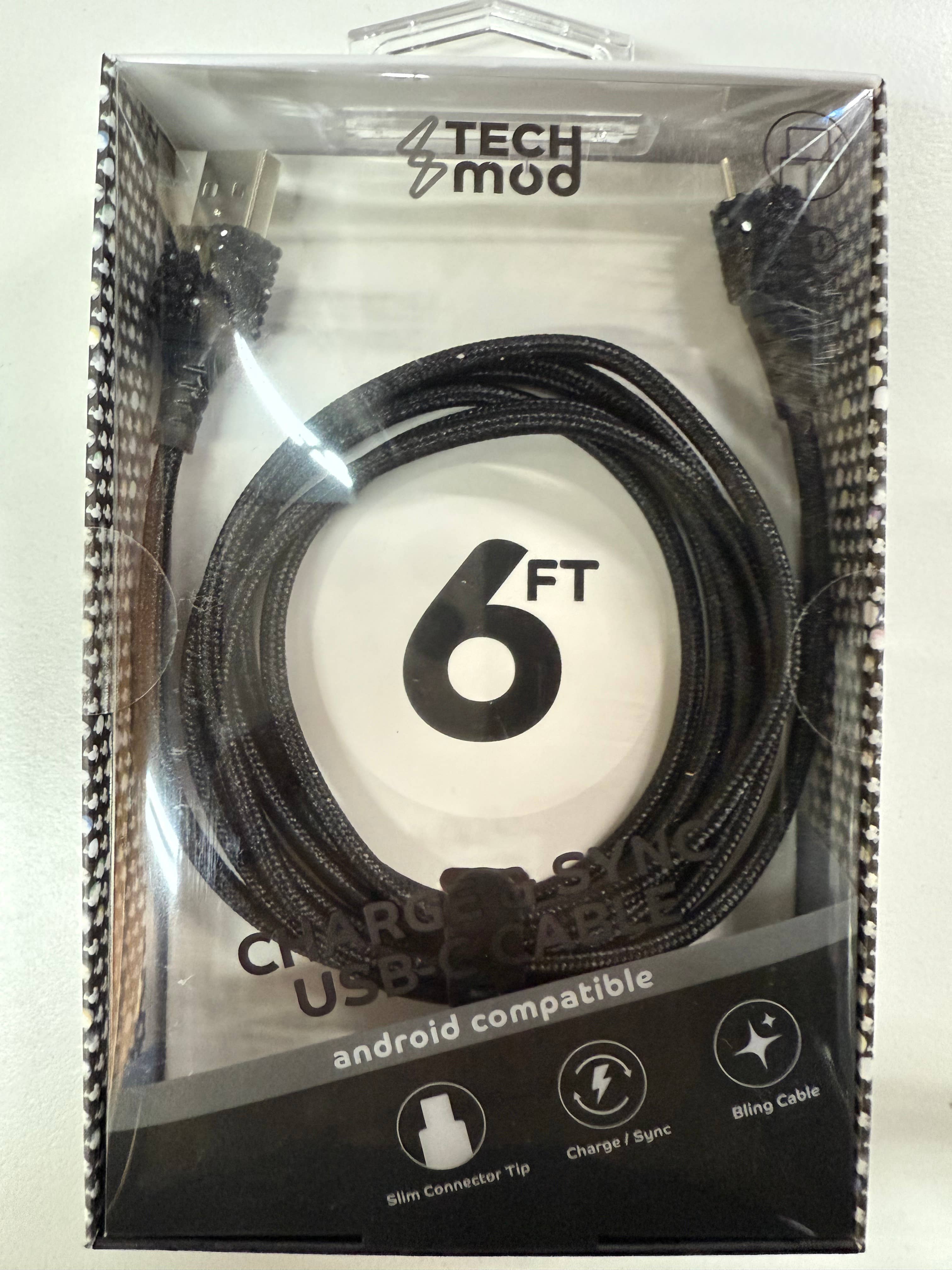 LAX Gadgets – wholesale Charging cable – High Speed USB-C Cable for Andriod 6ft Retail Packaging11