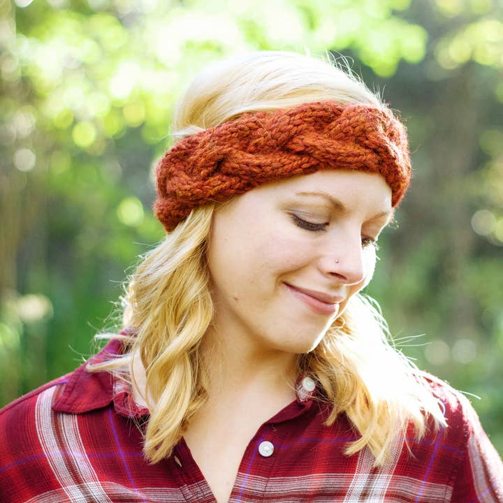 The Cicely Headband for wholesale by Wo-He-Lo Knitwear