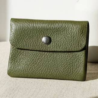 Mini-Geldbörse Blush Armeegrün für den Großhandel von Ibiza Boutique