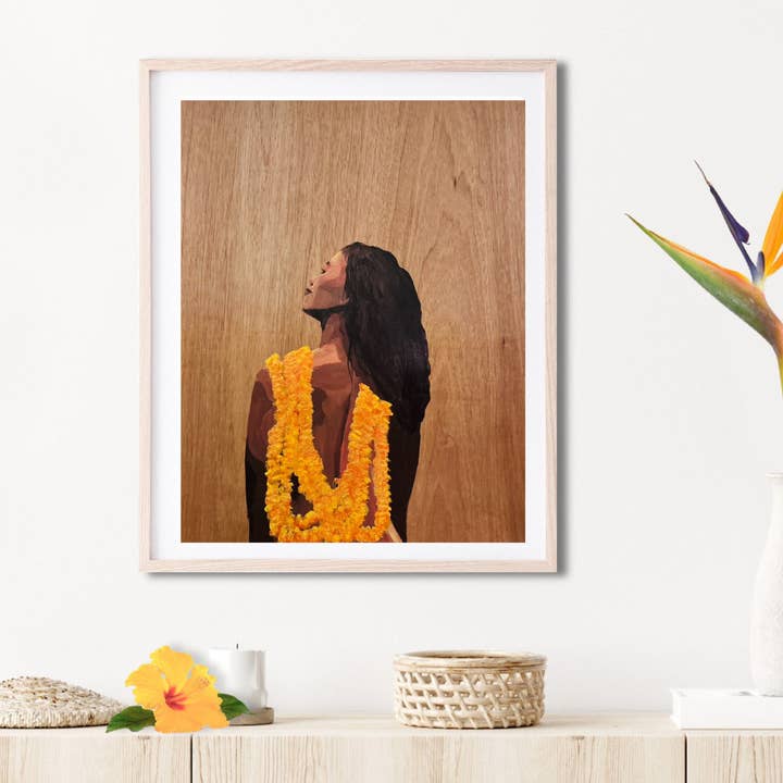 Keala Matted Print for wholesale by Paradise Now Hawaiʻi