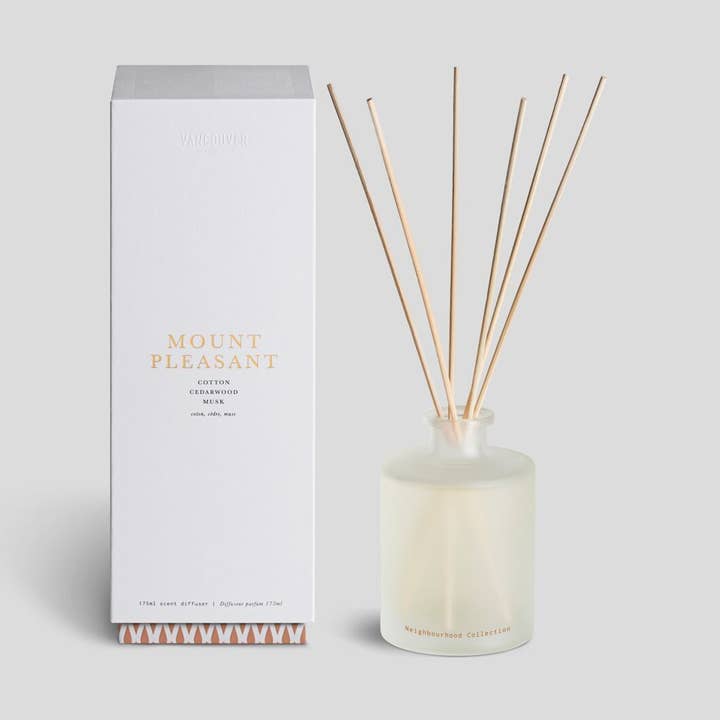 Mount Pleasant Reed Diffuser for engroshandel hos Vancouver Candle Co.