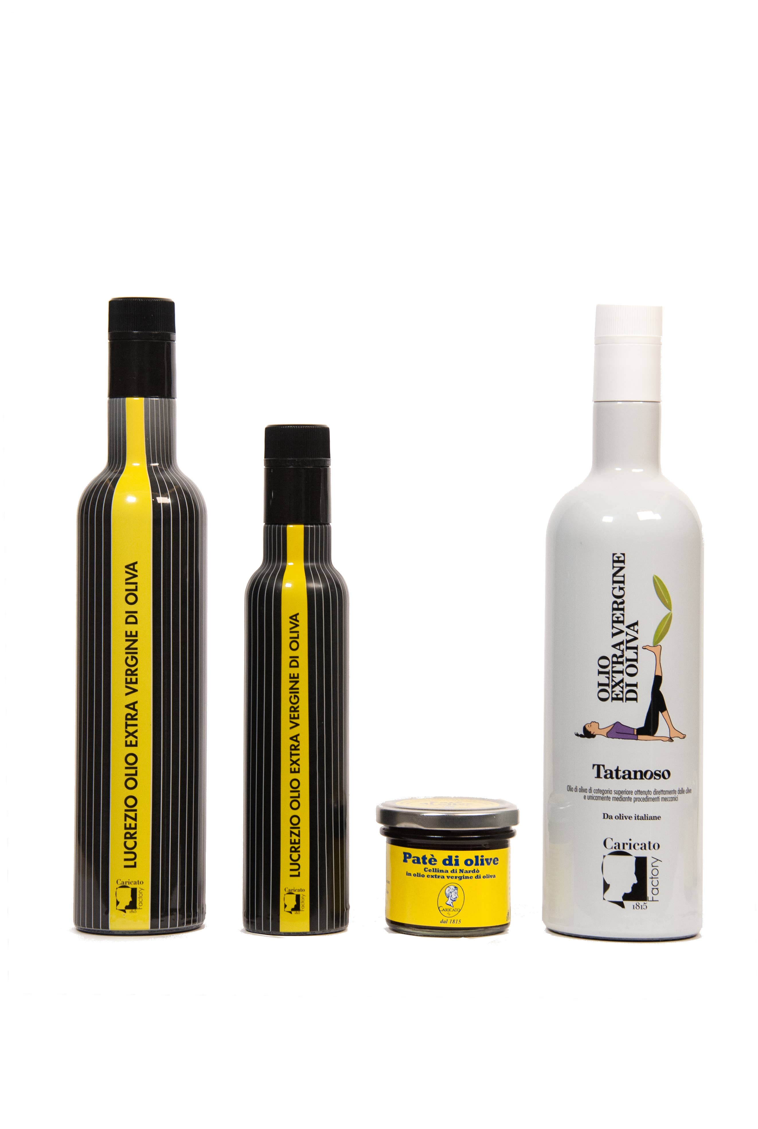 Caricato Factory - Wholesale Olive Oil - Lucrezio Extra Virgin Olive Oil, 0.25 liter bottle2
