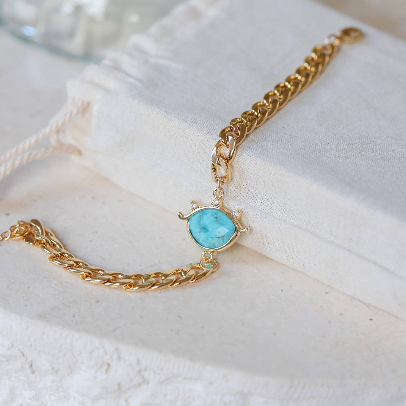 The Gilded Witch - Wholesale Charm/Dangle Bracelet - Third Eye Bracelet - Amethyst, Amazonite, Labradorite6