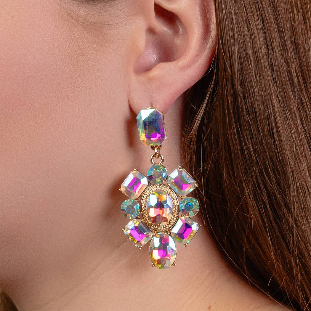 Your Fashion Wholesale - Vente Boucles d'oreilles pendantes - Boucles d'oreilles en cristal0
