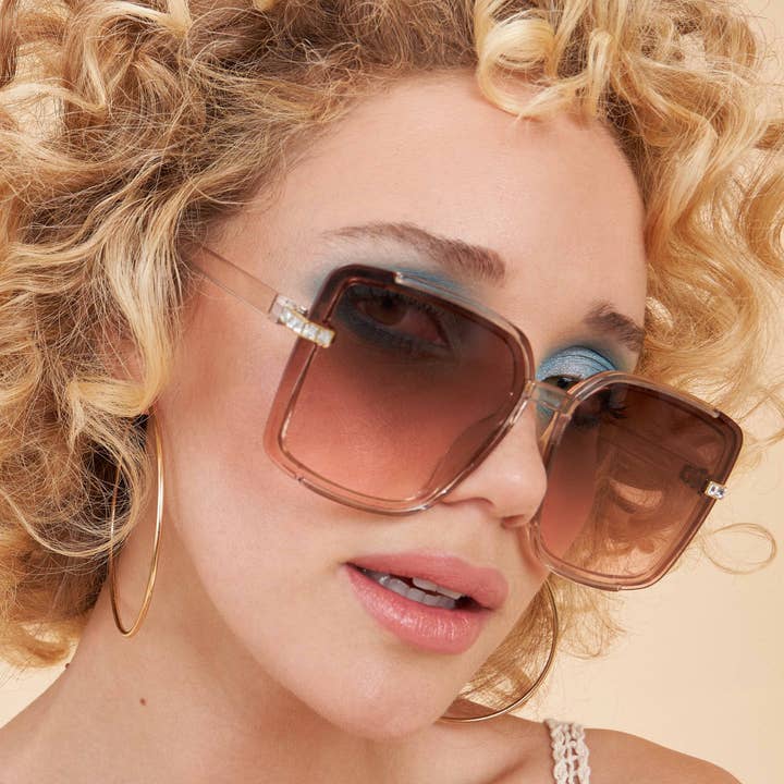 Powder Design inc - US - Wholesale Sunglasses - Women's - Luxe Sutton Sunglasses - Rose