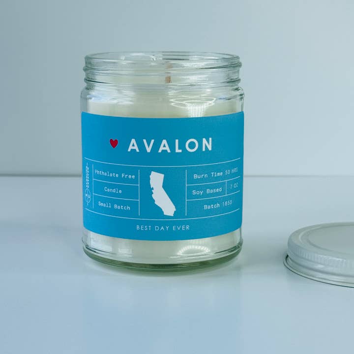 Rambling Caravan - Venta al por mayor Velas en tarros - Vela Avalon, CA3