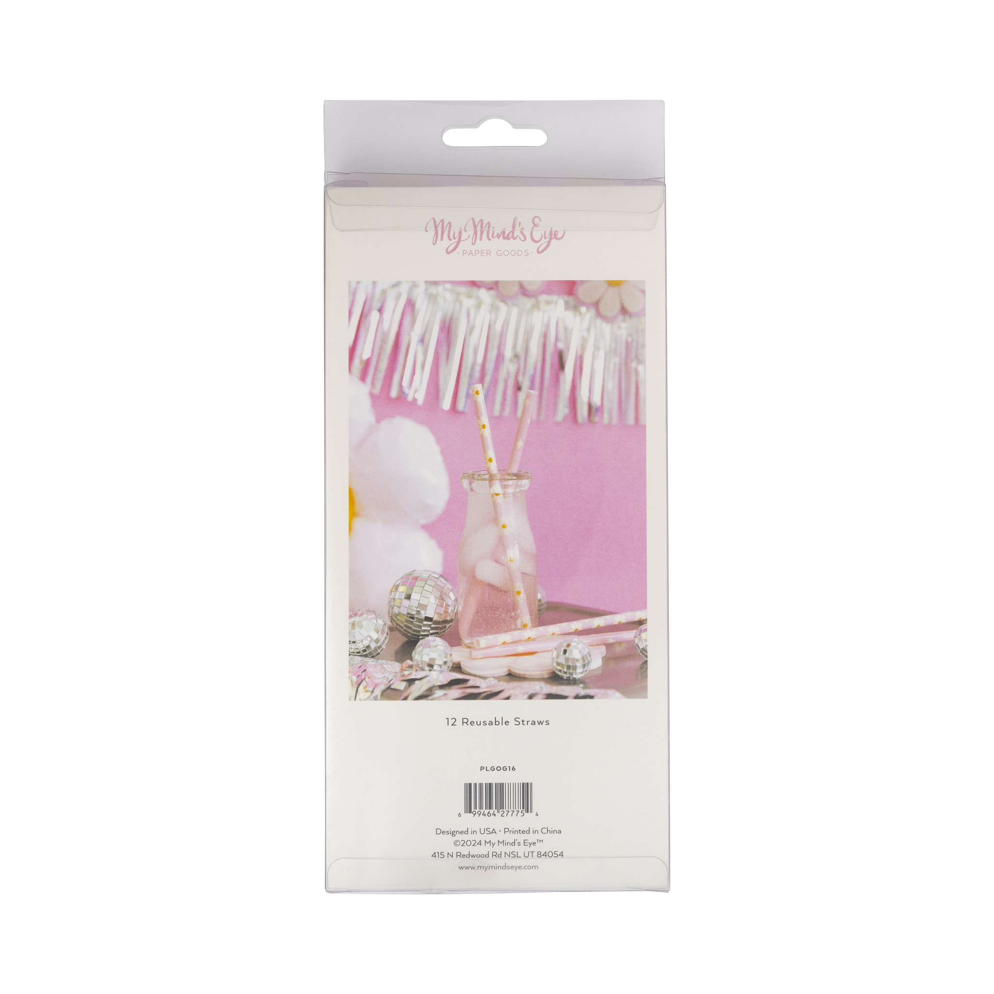 My Mind’s Eye – Engroshandel Sugerør – PLGOG16 - Disco Daisy genanvendelige sugerør4