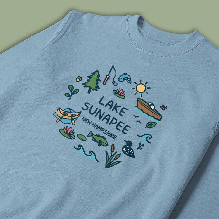 RetroPlanet - Wholesale T-Shirt (Graphic) - Unisex - Your Lake Doodles Name Drop, T-shirt, Sweatshirt, Hoodie