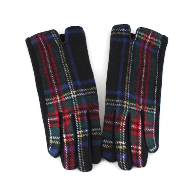 A25003 Tartan Pattern Gloves for wholesale by Pretty Persuasions