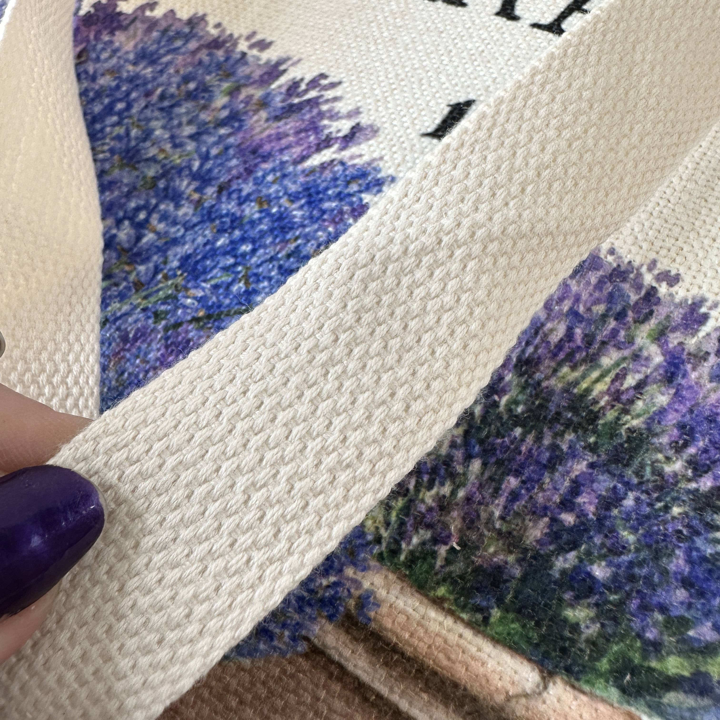 This Joyful Home - Wholesale Tote Bag - Women's - Fresh Lavender Canvas Tote Bag2