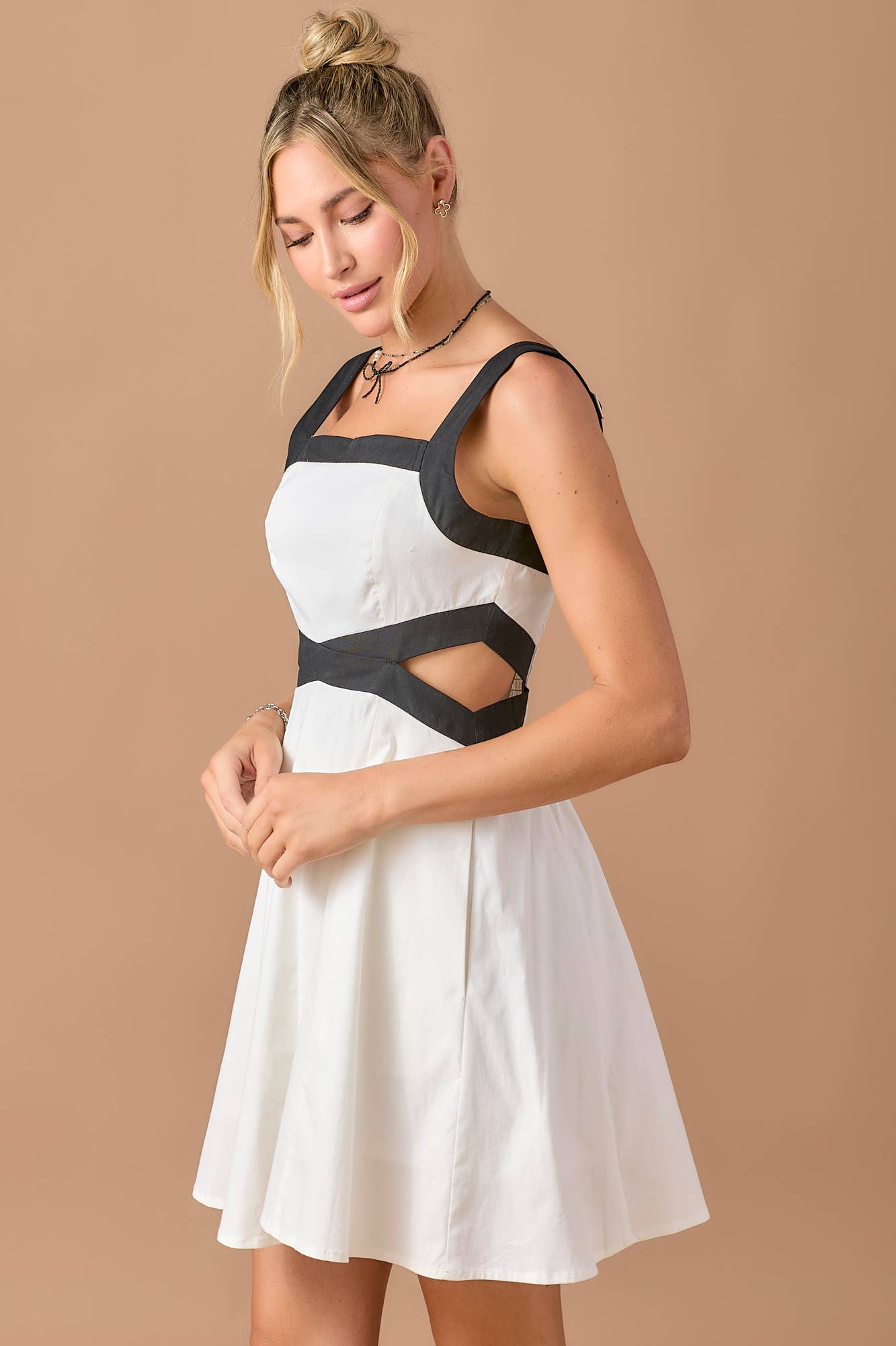 BABY PINK - Venta al por mayor Vestido - Mujer - Vestido con escote cuadrado29