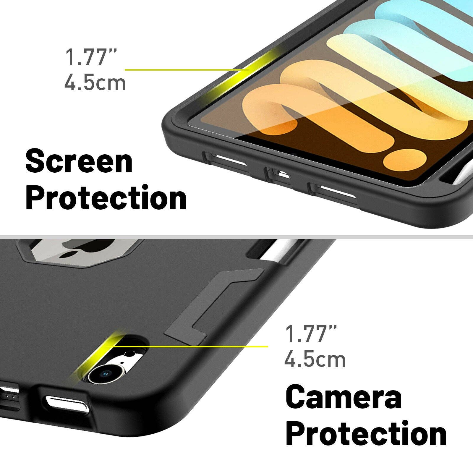 AICase - Wholesale Laptop/Tablet Case - Men's - iPad Mini 6 Hybrid Heavy Duty Shockproof Armor Stand Cover Case2