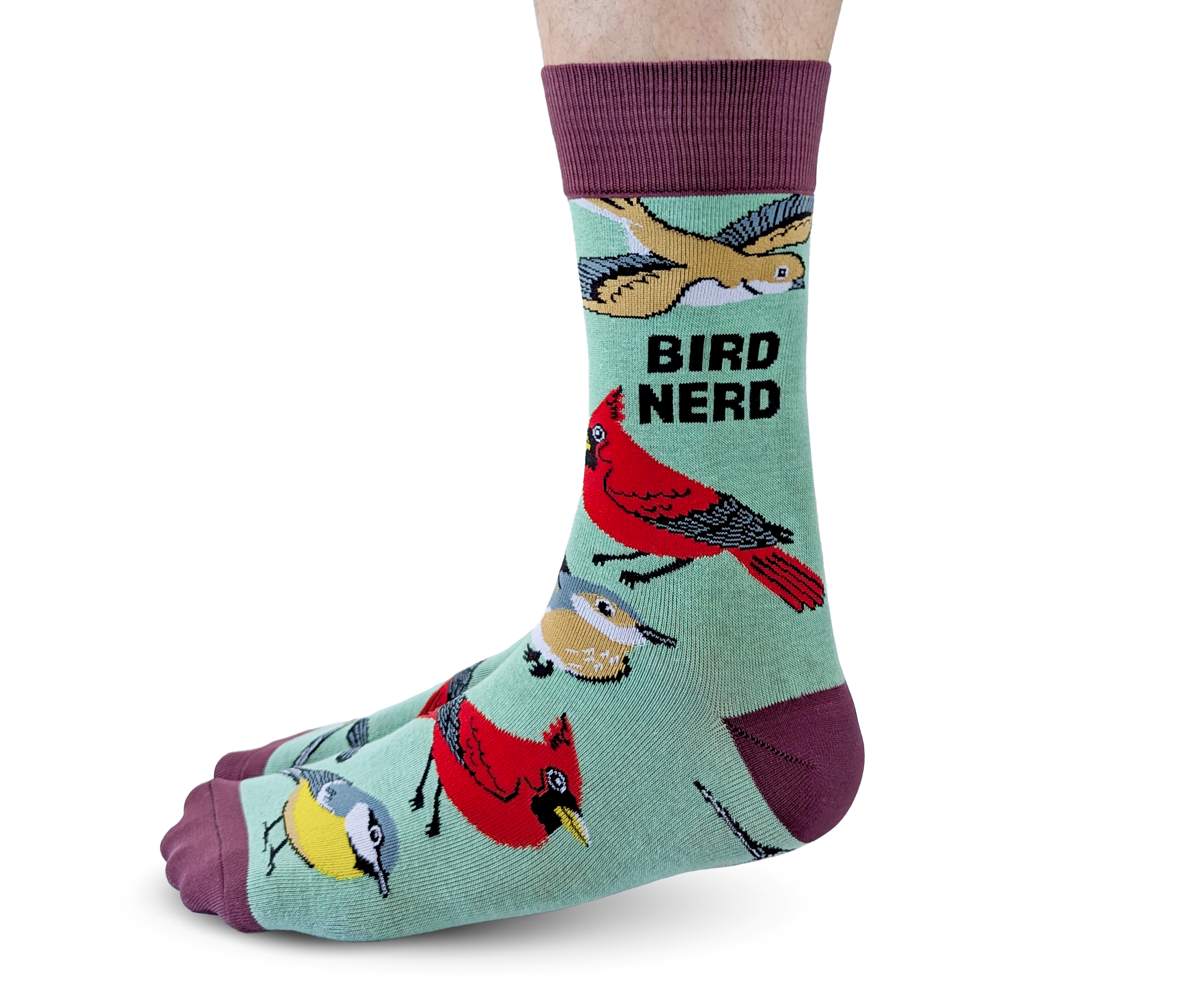 Uptown Sox - Wholesale Socks - Men's - Bird Nerd Socks - M/L (Men)0