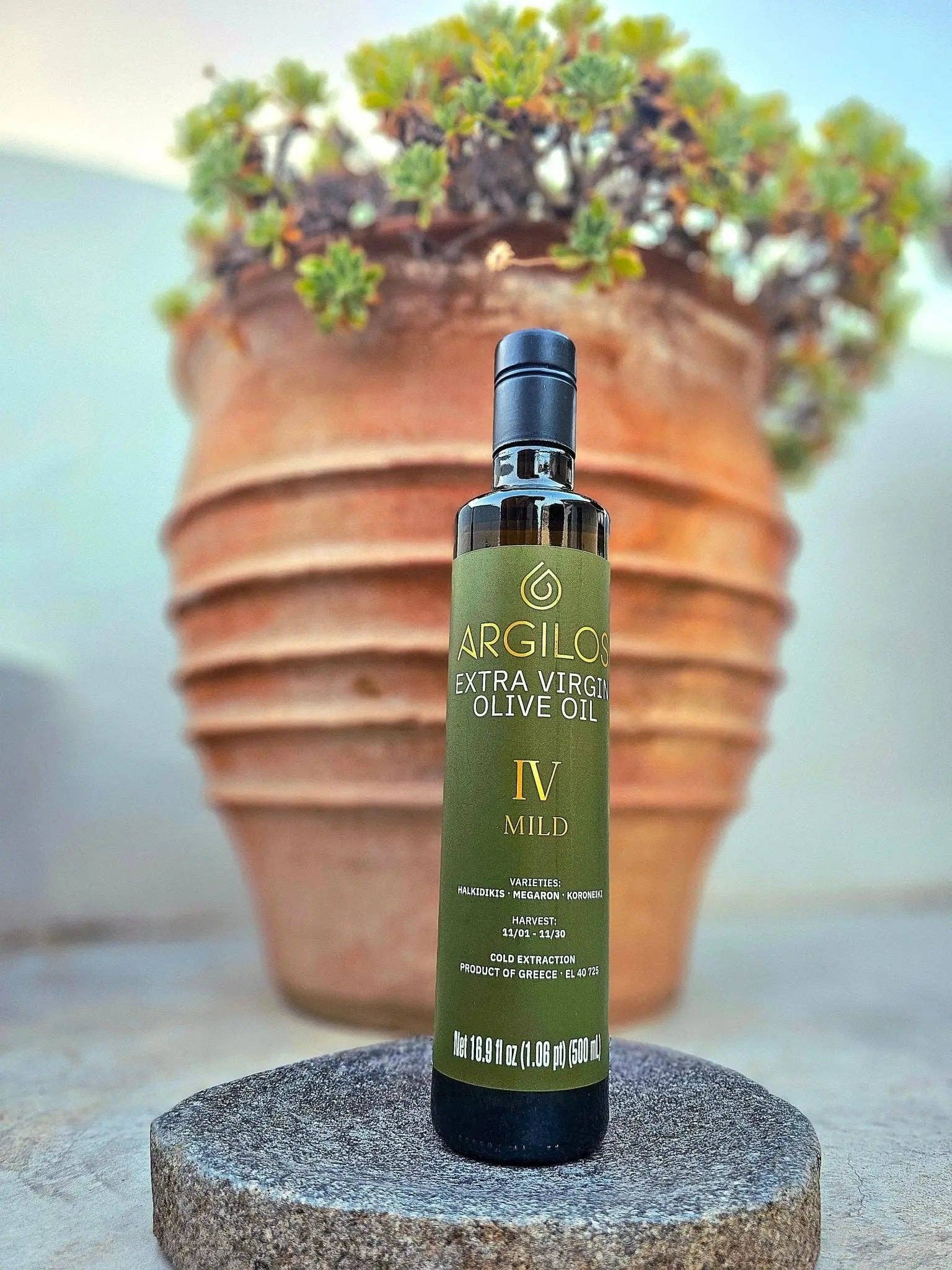ARGILOS - Wholesale Olive Oil - ARGILOS IV MILD Greek Extra Virgin Olive Oil (500ml)10