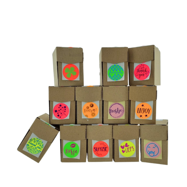 Mini Art Products - Wholesale Sticker - Etiketten - Thank You - 250 Stuks4