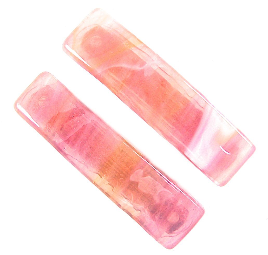 Glass Town USA - Wholesale Barrette - Kids - Children's Barrette Pairs Stained Glass Bright Swirls Small4
