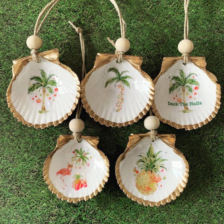 Deck the Palms Mini Shell 6 pk for wholesale by DogFish Design 13