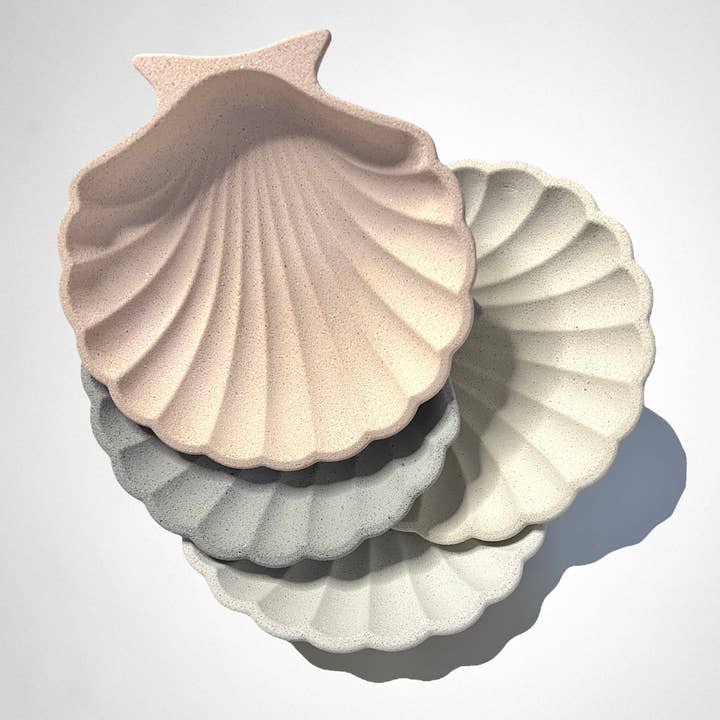 EMB Pretty - Vendita all'ingrosso Portagioie - Piatto in marmo con conchiglie, vassoio portagioie, conchiglie, gioielli in pietra3