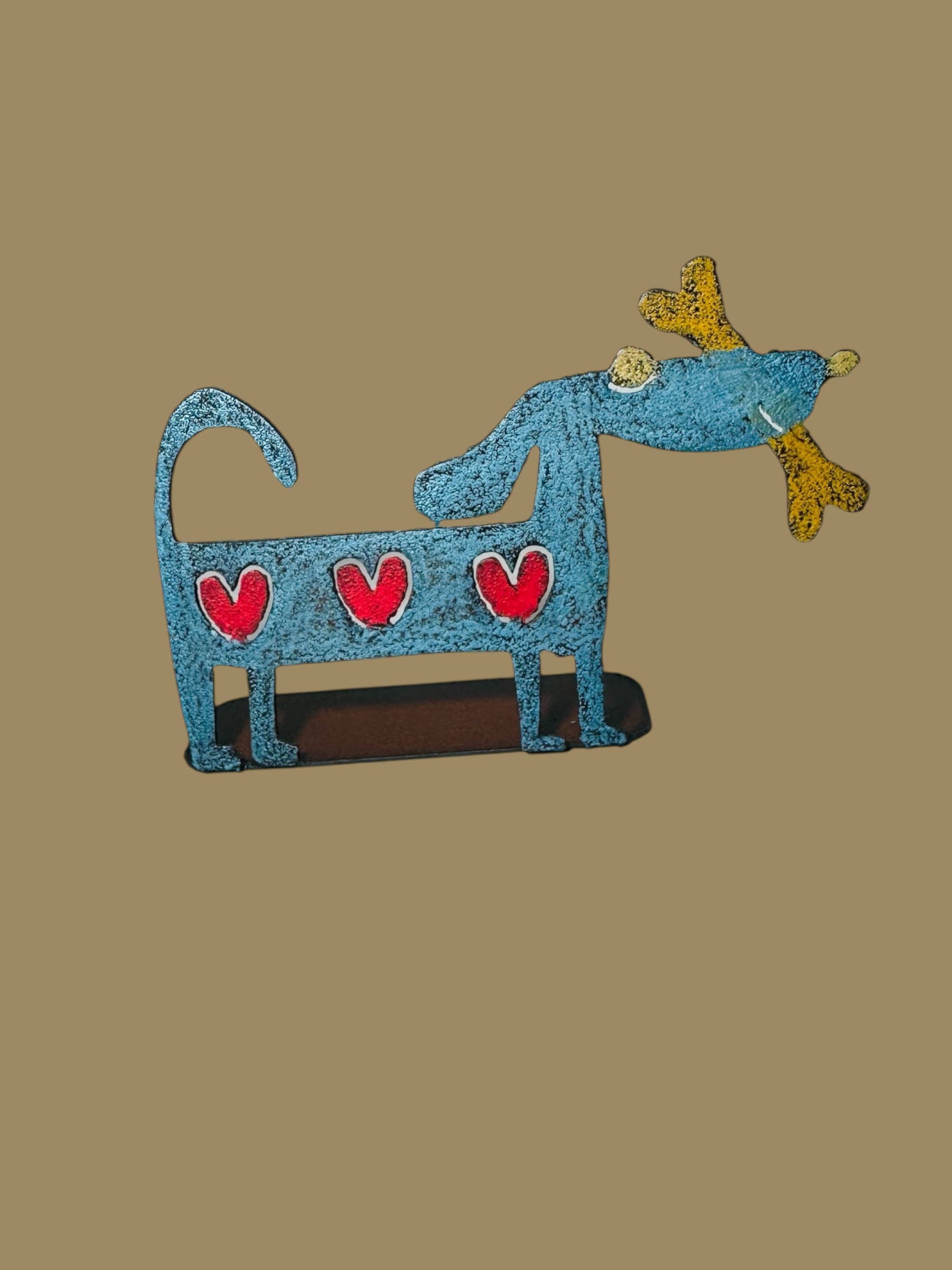 Whimsies – Engroshandel Bordpynt – Hund stående Bordplade Gave finurlige metalgaver dyreelsker4