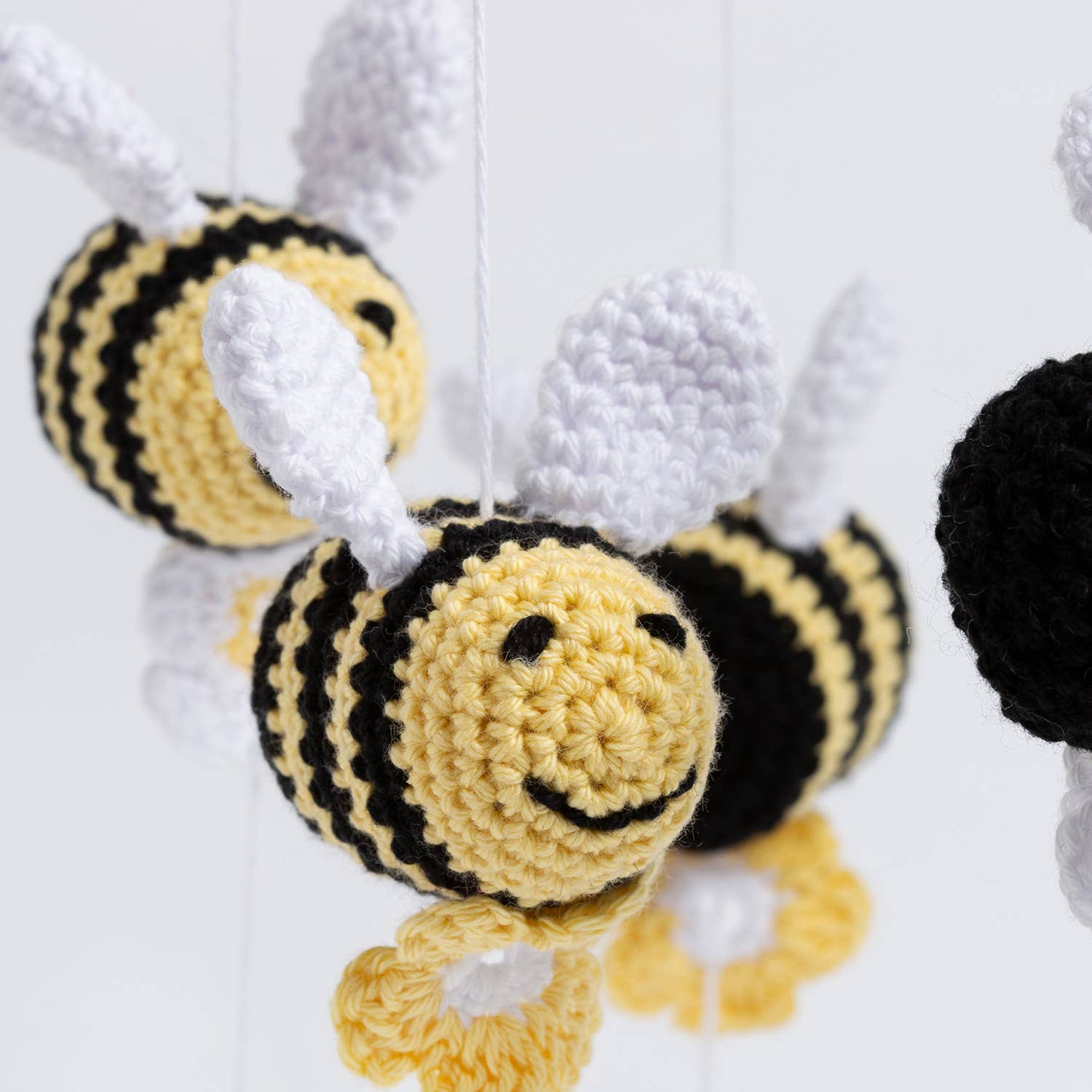 Wool Couture Company - Wholesale DIY Craft Kit - Lewis the Bee Nursery Mobile Easy Crochet Kit4