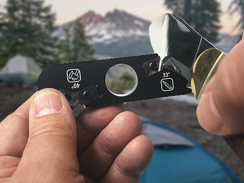 Lucky Jack - Wholesale Knife Sharpener - Dual Angle Edge Sharpener – Compact Field Tool1