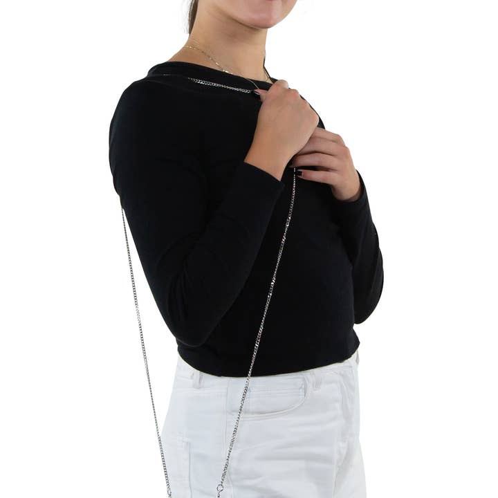 COMECO INC - Wholesale Crossbody Bag - Women's - Officially Licensed Diet Coca-Cola Can Bag Metallic Silver6