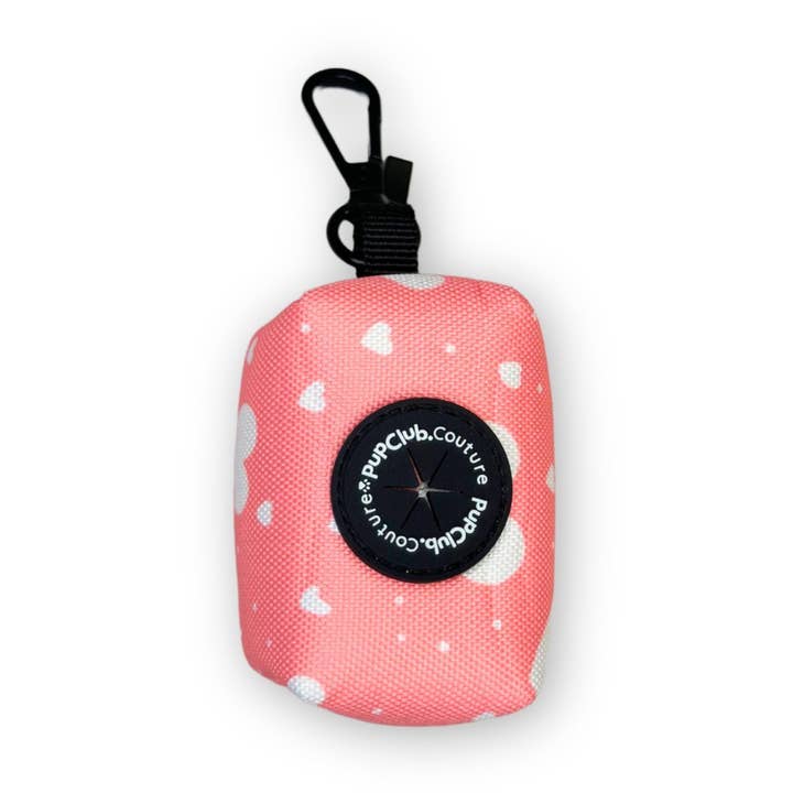 Poo Bag Holder - Peachy Hearts for wholesale by PupClub Couture
