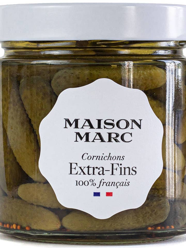 Extra fine cornichons fins for wholesale by French Feast
