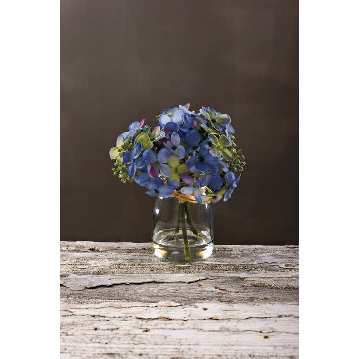 Blue Hydrangea Vase for wholesale by Primitives by Kathy