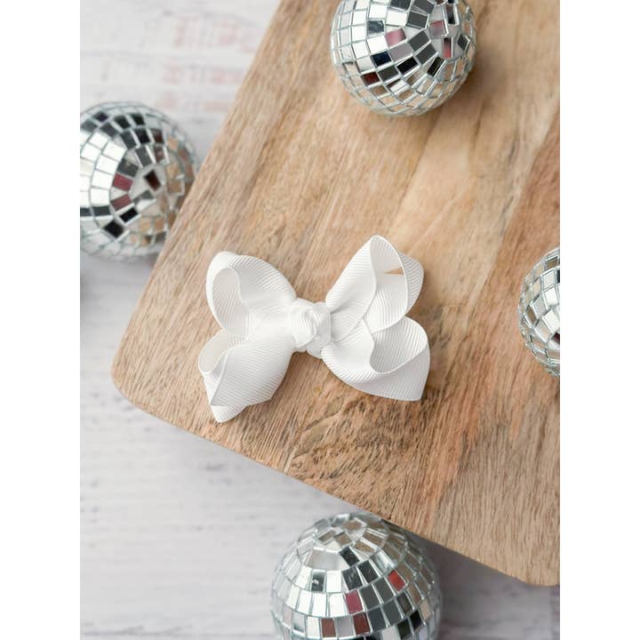 The Hair Bow Company - Wholesale Hair Bow - Kids - Original Grosgrain Hair Bow - Alligator Clip - 3"3