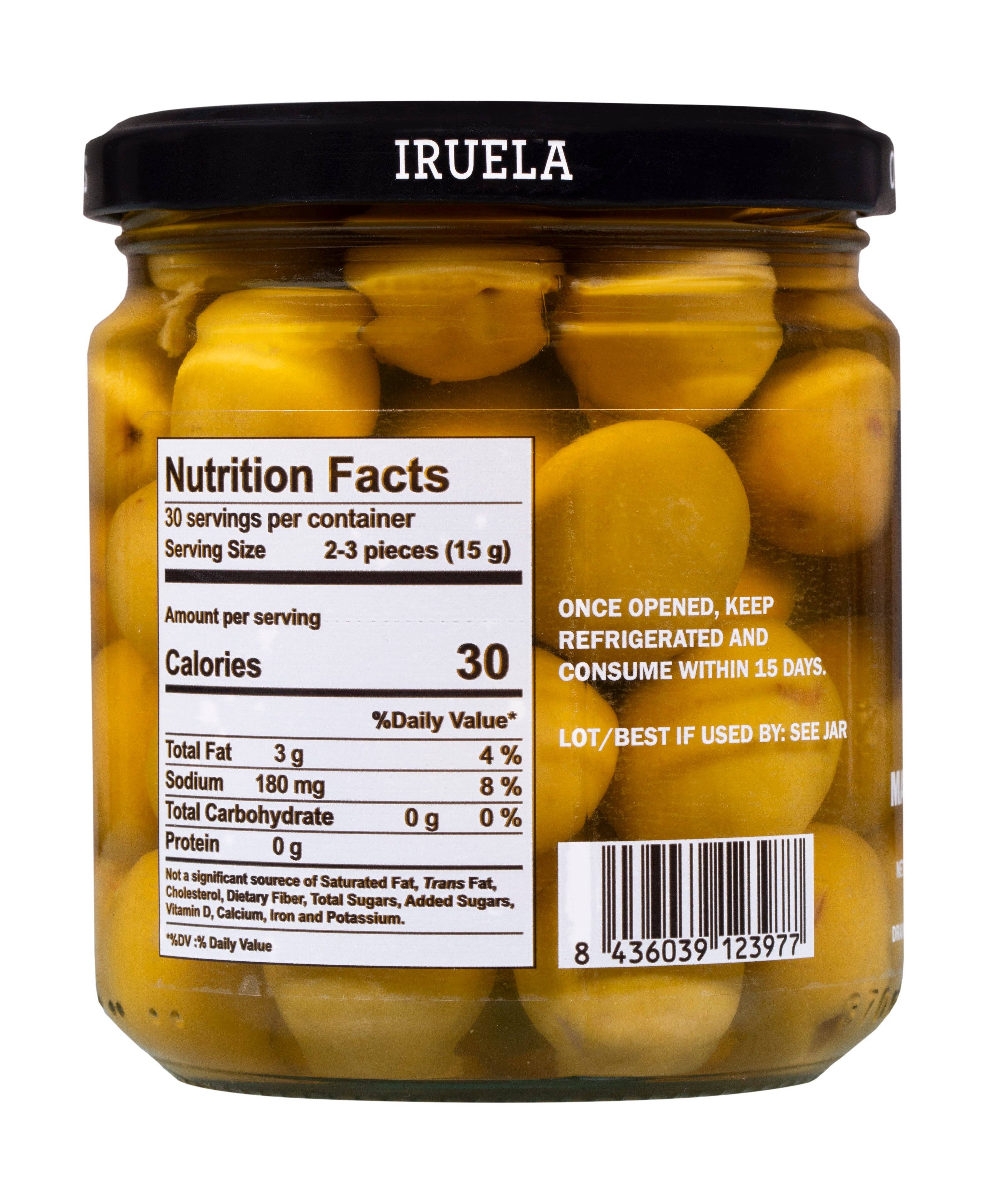 TerraMar Imports - Wholesale Olives - Giant Sevillana Manzanilla Olives - 370 g1