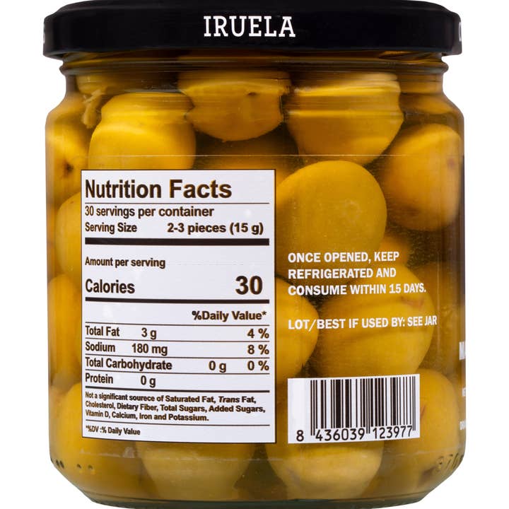 TerraMar Imports - Wholesale Olives - Giant Sevillana Manzanilla Olives - 370 g1