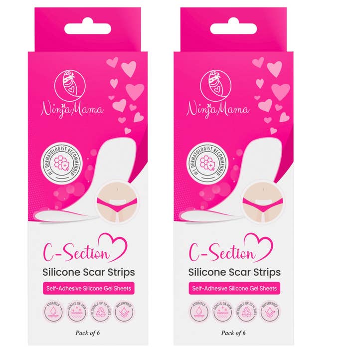 Ninja Mama – Engroshandel Creme til ar – Ninja Mama gennemsigtige silikonearstrimler til kejsersnit - pakke med 67