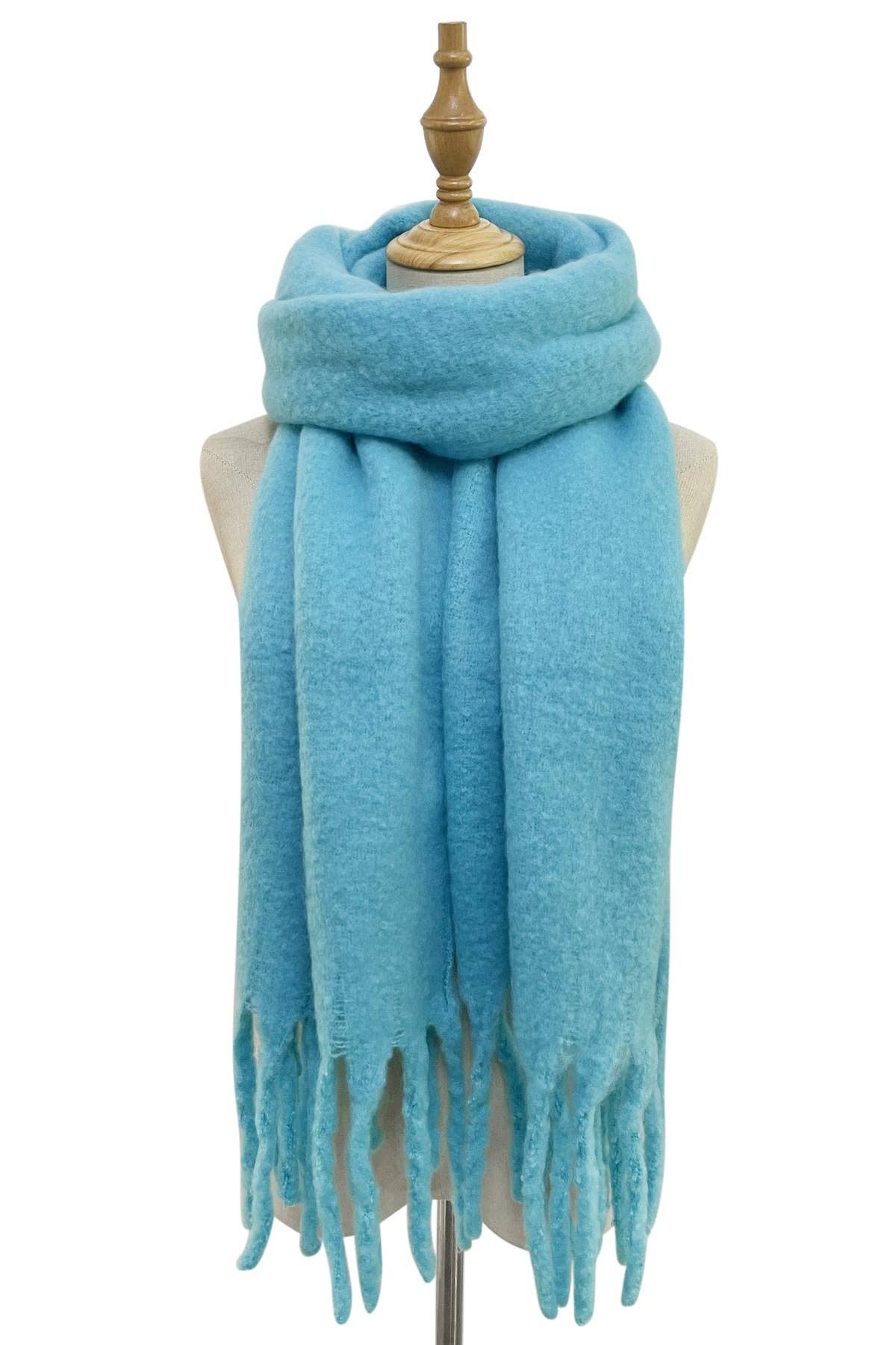 Fashion Scarf World - Vendita all'ingrosso Sciarpa - Donna - Sciarpa plaid con nappine semplice29