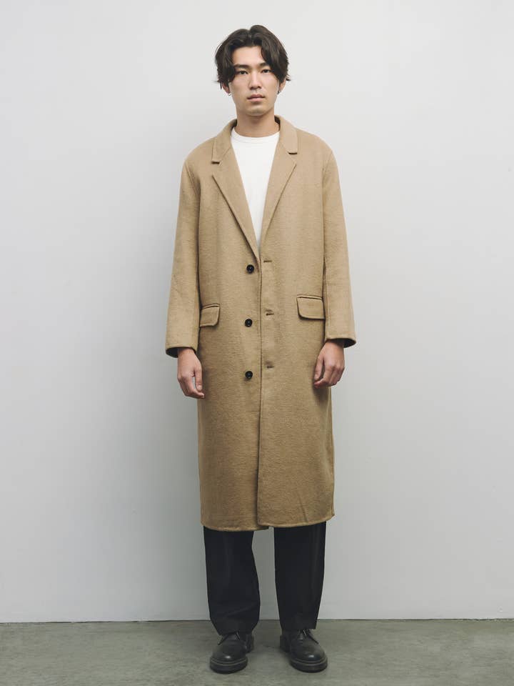 The Spence Coat | Abrigo largo de mezcla de lana para venta al por mayor de MOD REF