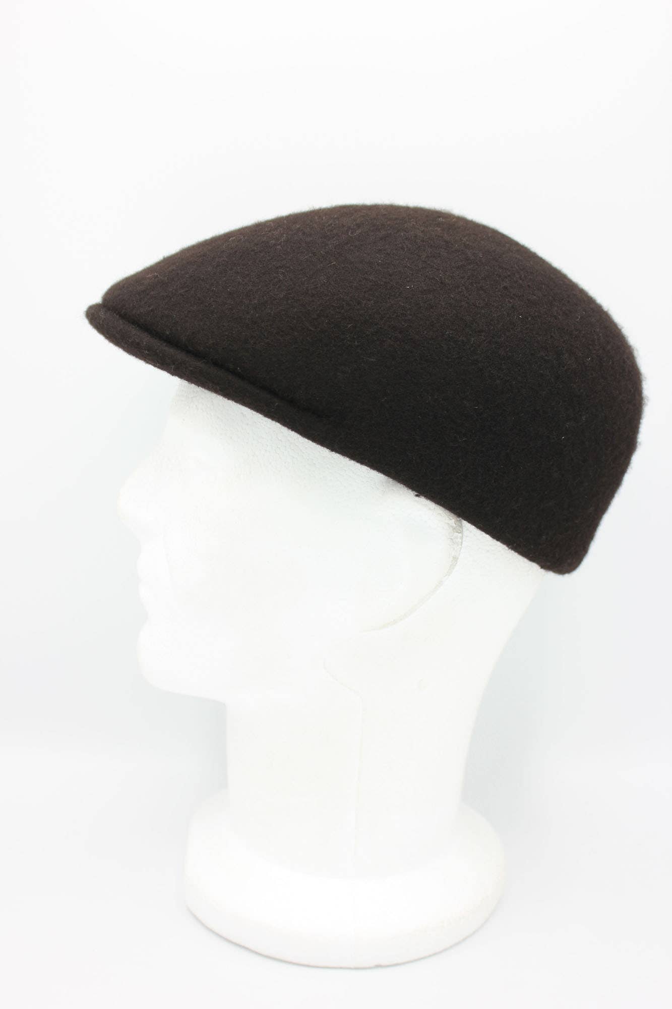 Hologramme Paris – Engroshandel Newsboy/schoolboy hat - Unisex – Klassisk italiensk ensfarvet uldhue med kuppelform10