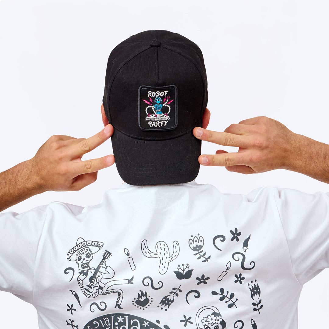 KYLIE CRAZY - Wholesale Baseball Cap - Unisex - "Robot party" cap – Party in future mode!2