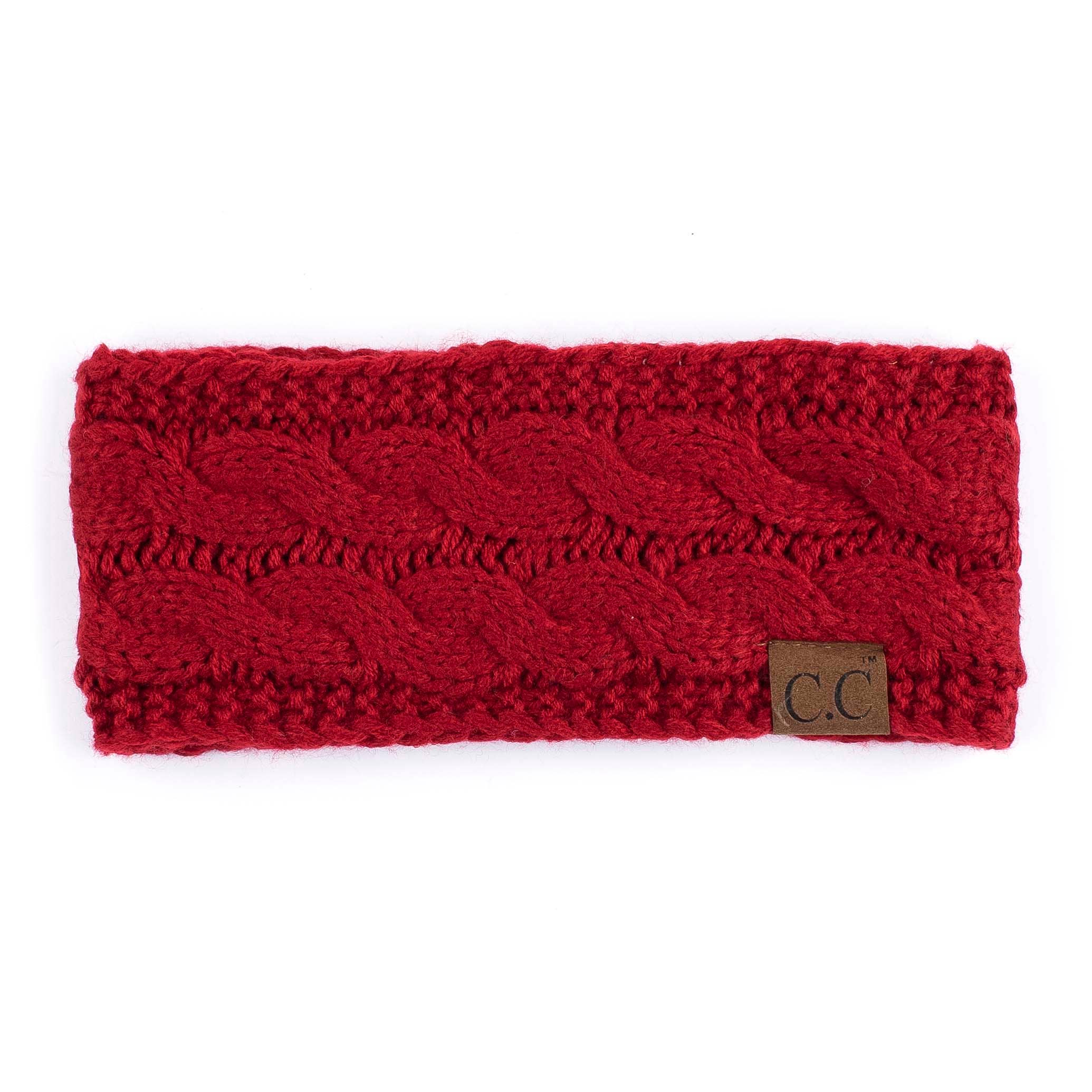 Truly Contagious - Wholesale Fashion Headband - Women's - CC Cable Knit Lined Headwrap ( HW-20 )24