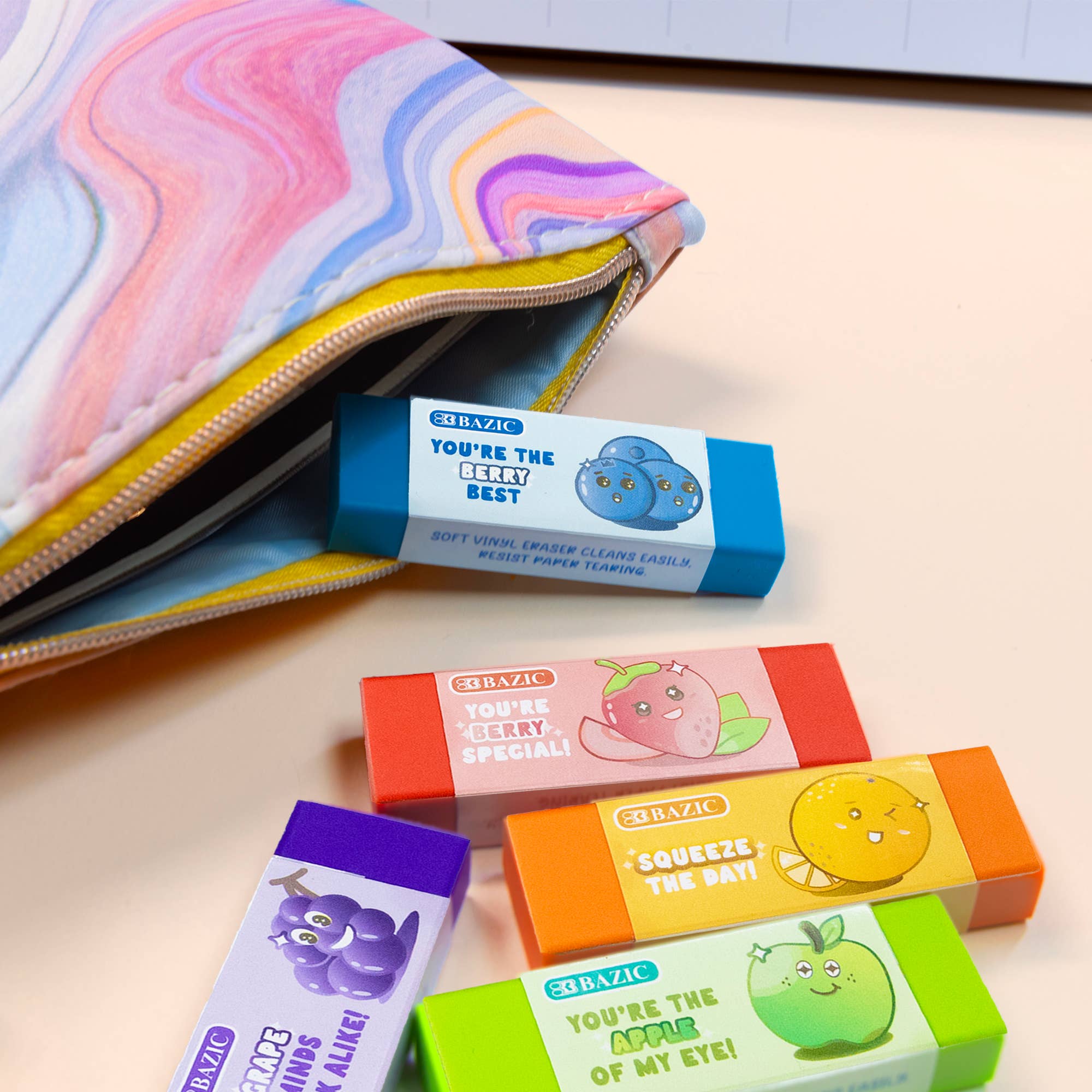 BAZIC Products - Wholesale Eraser - Scented Eraser (5/Pack)4