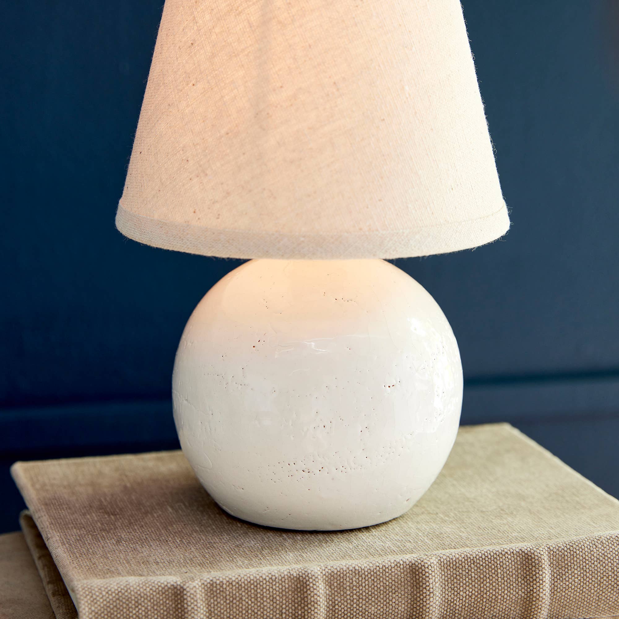 White Leland Mini Lamp for wholesale on Faire3